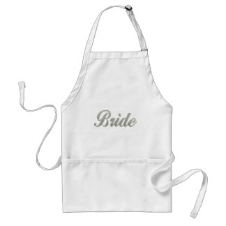Tablier Jeune mariée avec bling