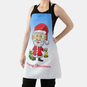 Tablier Jingle Bells avec Père Noël (Insitu)