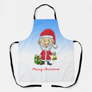 Tablier Jingle Bells avec Père Noël