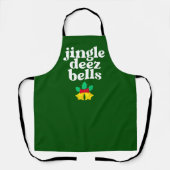 Tablier Jingle Deez Bells Drôle Mauvaise conception de Noë (Recto)