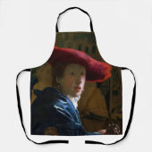 Tablier Johannes Vermeer - Fille avec un Casquette rouge (Recto)
