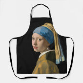 Tablier Johannes Vermeer - Fille avec une oreille perle (Recto)