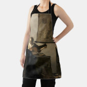 Tablier Johannes Vermeer - Jeune femme avec un trait (Insitu)