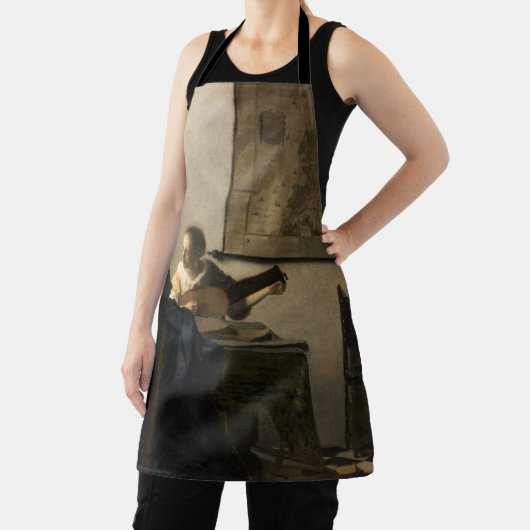 Tablier Johannes Vermeer - Jeune femme avec un trait (Insitu)