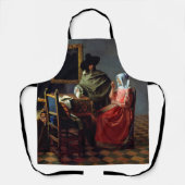 Tablier Johannes Vermeer - Le verre du vin (Recto)