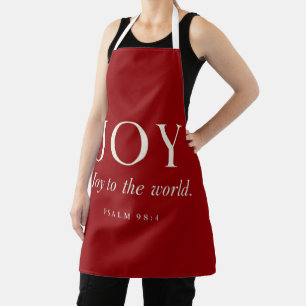 Tablier JOIE Psaume 98:4 Cadeau de Noël