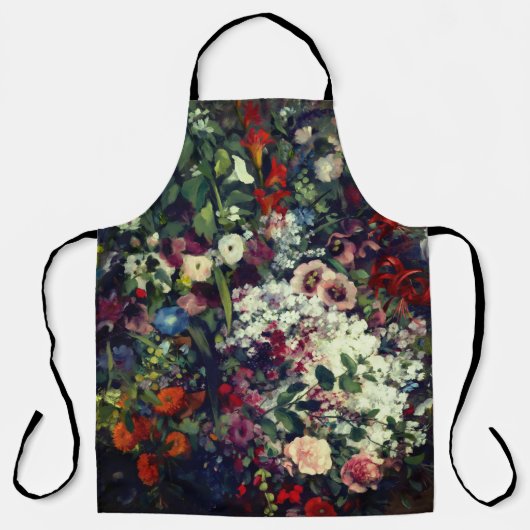 Tablier Joli bouquet de fleurs dans un vase (Recto)