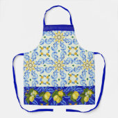 Tablier Joli Carrelage Talavera Tout-En Imprimer Citrons D (Recto)