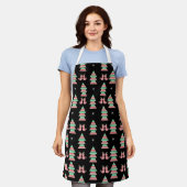 Tablier Joli Chat Elf de Noël Fêtes de Noël (Porté)