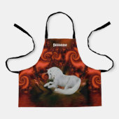 Tablier Joli Cheval Unicorn Personnalisé (Recto)