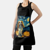 Tablier Joli chien Cavalier King Charles Spaniel Halloween (Insitu)