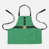 Tablier Joli costume Elfe Vert Noël Enfants Apron (Recto)