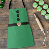Tablier Joli costume Elfe Vert Noël Enfants Apron