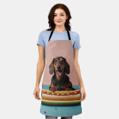 Tablier Joli Dachshund Avec Chien Chaud (Porté)
