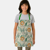 Tablier Joli Doodle Lion Jungle Rainforest Motif (Insitu)