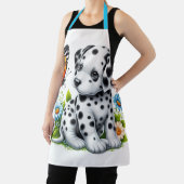 Tablier Joli(e) ami(e) dalmate/papillon (Insitu)