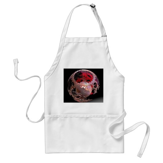 Tablier Joli en Cogs Rose (Devant)