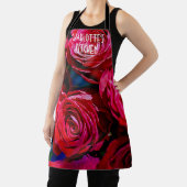 Tablier Joli Ensemble De Roses Rouges (Insitu)