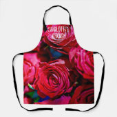 Tablier Joli Ensemble De Roses Rouges (Recto)