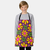 Tablier Joli et mignon Fleurs Motif (Porté)