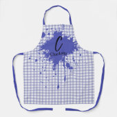 Tablier Joli Gingham Bleu Clair (Recto)