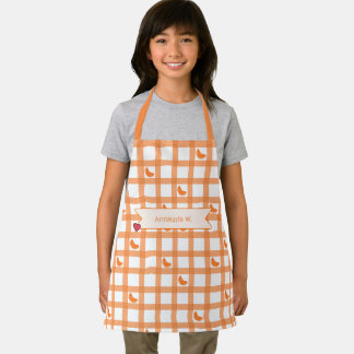 Tablier Joli Gingham Orange