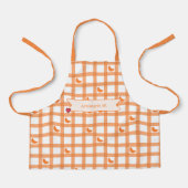 Tablier Joli Gingham Orange (Recto)