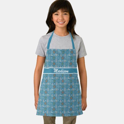 Tablier Joli hiver boisé (Insitu)