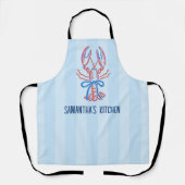 Tablier Joli homard côtier d'été (Recto)