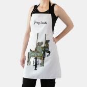 Tablier Joli Joyeux Parcours Carrousel Chevaux Imprimer Ta (Insitu)