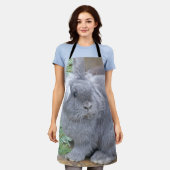 Tablier Joli lapin gris (Porté)