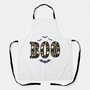 Tablier Joli modèle de citrouille fantôme Boo Halloween