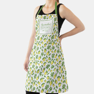Tablier Joli Motif citron moderne style