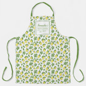 Tablier Joli Motif citron moderne style (Recto)