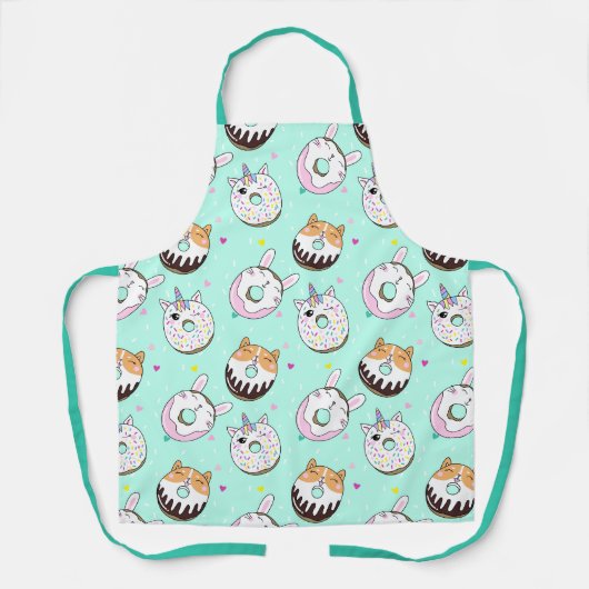 Tablier Joli Motif de beignets (Recto)