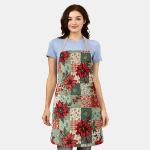 Tablier Joli motif de courtepointe de Noël inspiré de l'an