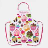 Tablier Joli Motif de cuisson Cupcake (Recto)