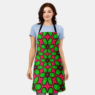 Tablier Joli Motif de fleurs Abstraites