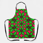 Tablier Joli Motif de fleurs Abstraites (Recto)