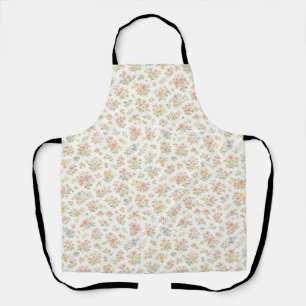 Tablier Joli motif floral discret sans couture