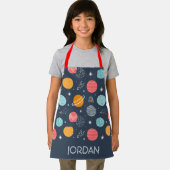 Tablier Joli Motif Planète Souriante (Insitu)