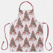 Tablier Joli Noël Teddy Ours et boîtes cadeaux Apron (Recto)