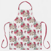 Tablier Joli Noël Teddy Ours et boîtes cadeaux Apron (Recto)