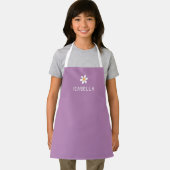 Tablier Joli Nom de Marguerite Violette Fille (Insitu)