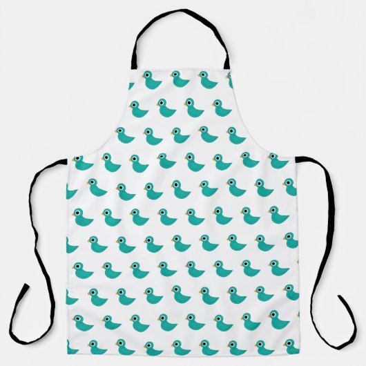 Tablier Joli oiseau bleu (Recto)