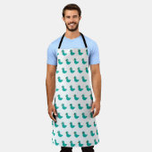 Tablier Joli oiseau bleu (Porté)