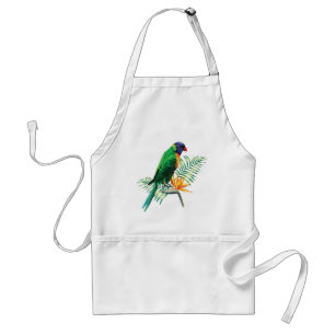 Tablier Joli Oiseau Coloré