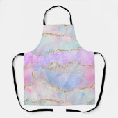 Tablier Joli Pastel Agate | Aquarelle de la veine Parties (Recto)