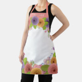 Tablier Joli Pastels Mothers Day Papier Coupé Fleur Apron (Insitu)