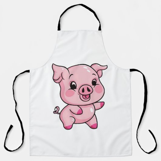 Tablier Joli petit bébé cochon (Recto)